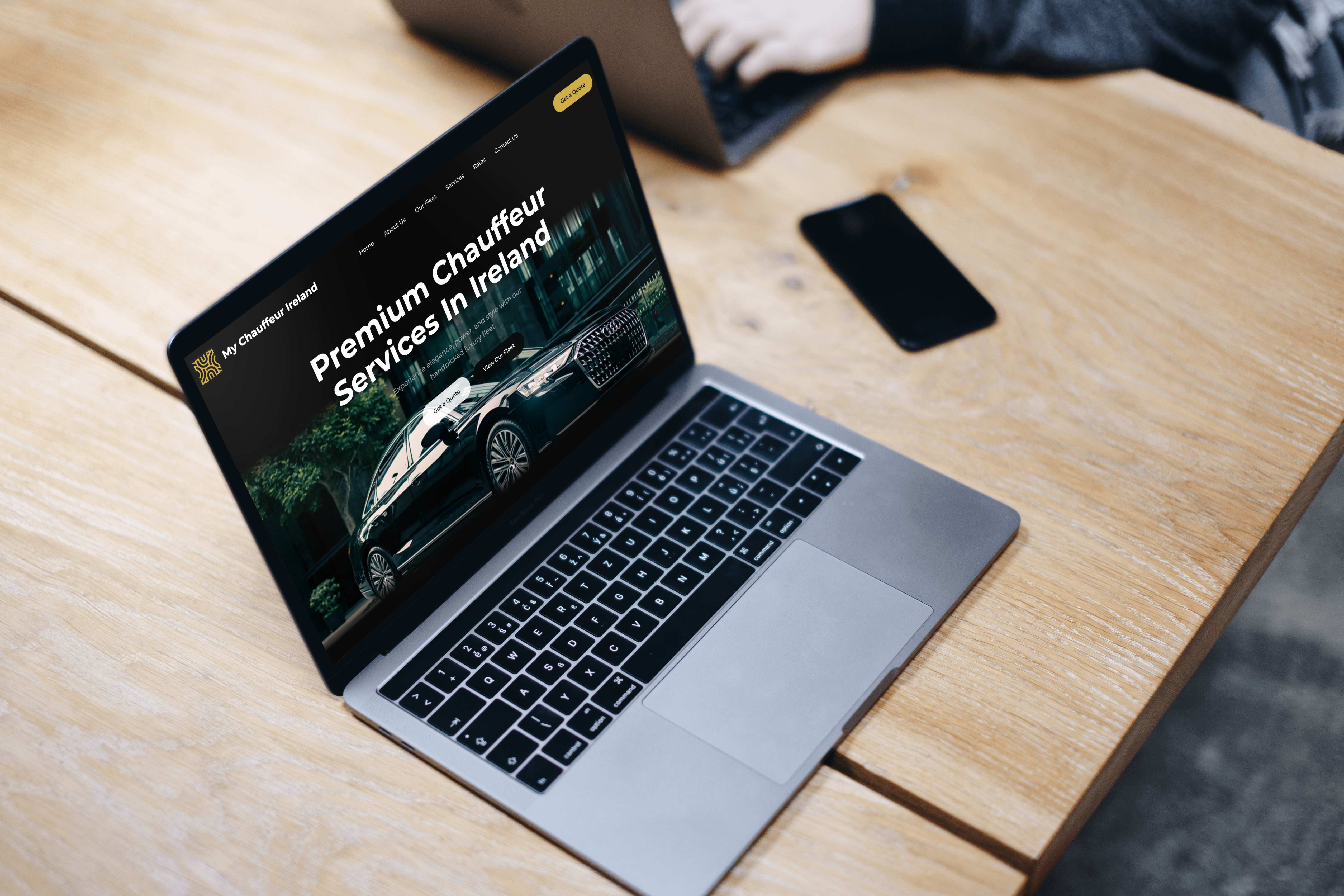 My Chauffeur Ireland website preview